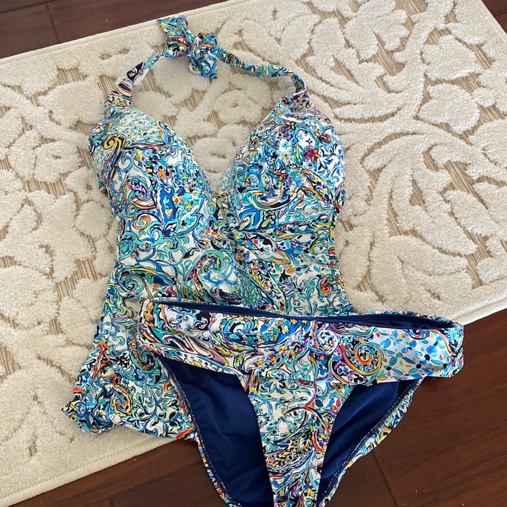 Womens Ralph Lauren two piece tank tini